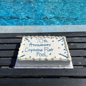 Captains Flat Pool 70th Celebration Cake